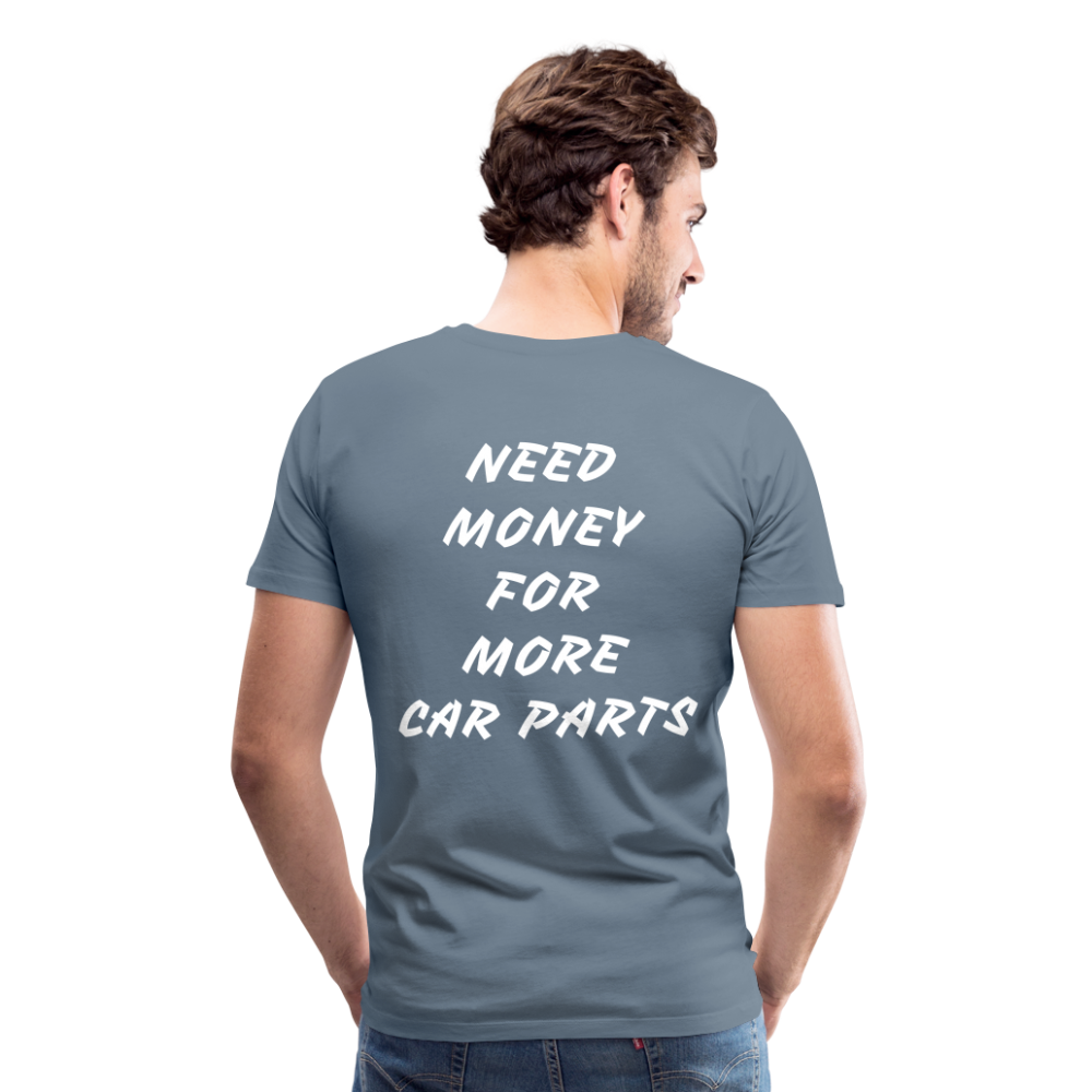 Need Money - steel blue