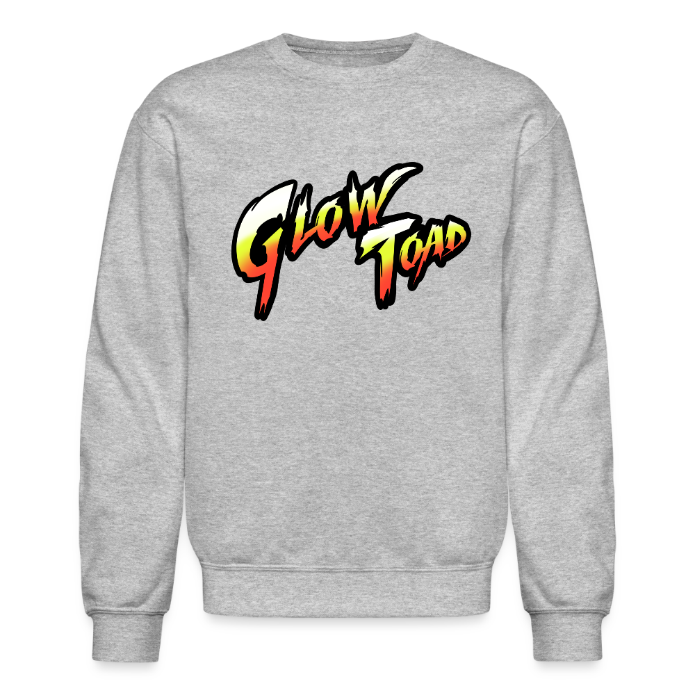 Halloween Toad Crew Neck - heather gray