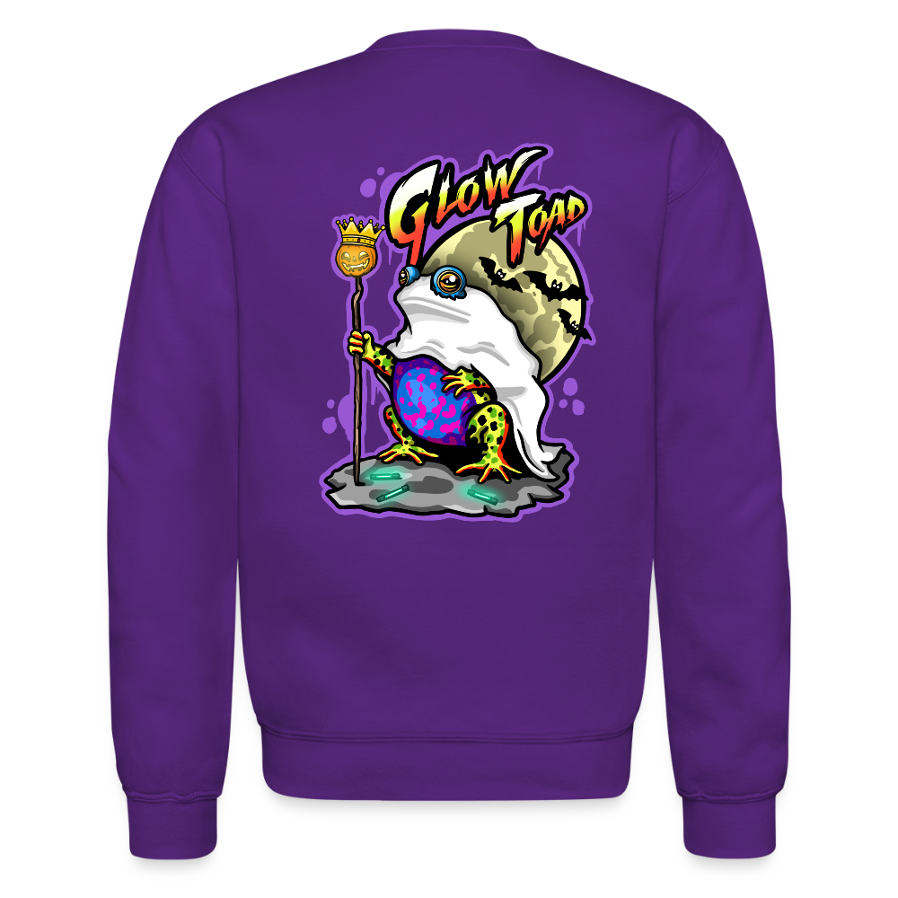 Halloween Toad Crew Neck - purple