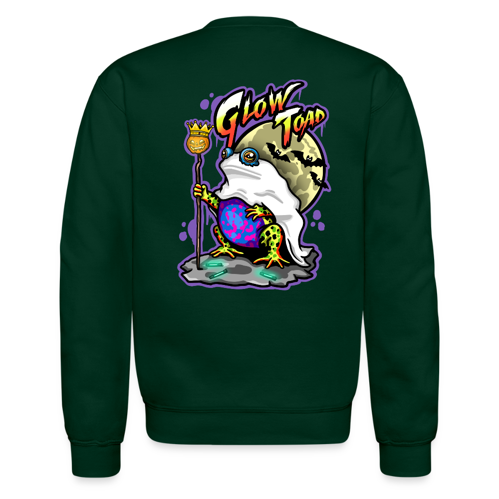 Halloween Toad Crew Neck - forest green
