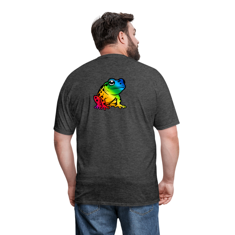 Glow Toad T-Shirt - heather black