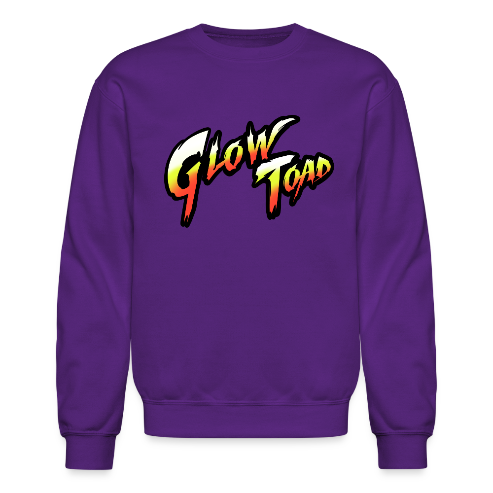 Halloween Toad Crew Neck - purple