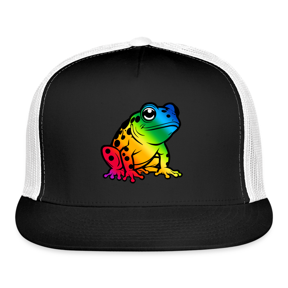 Glow Toad Hat - black/white