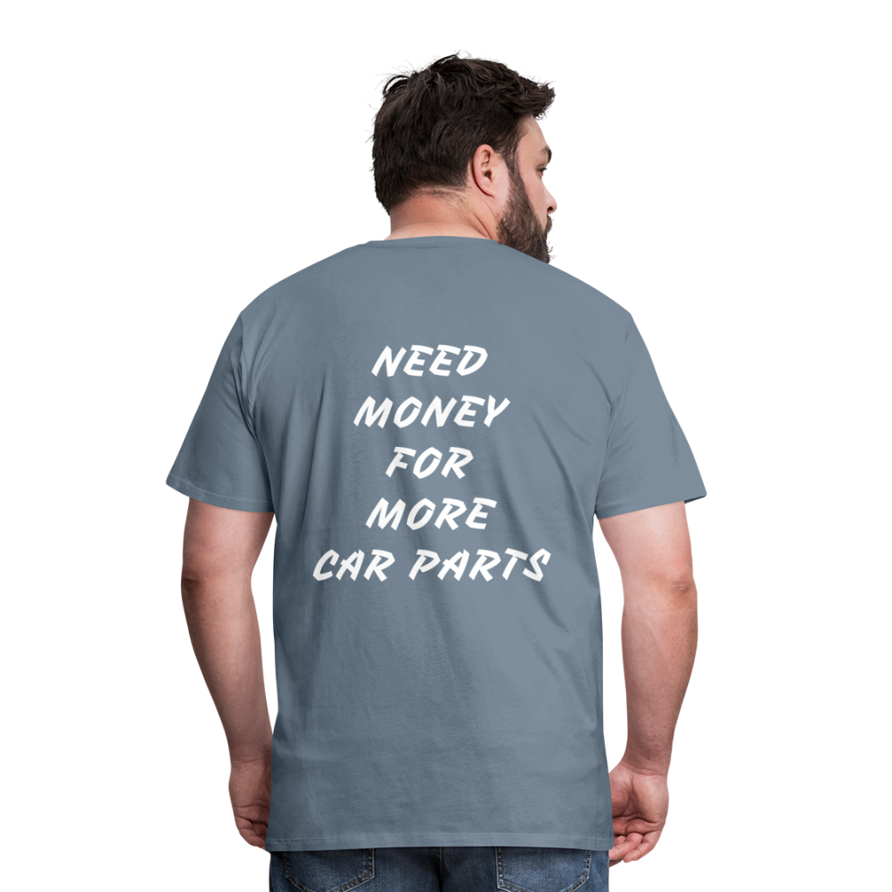 Need Money - steel blue