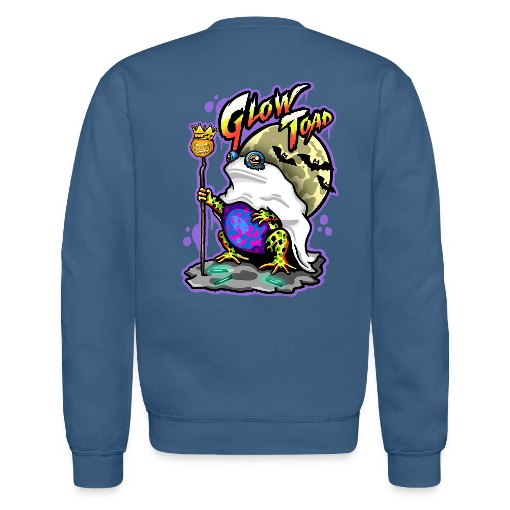 Halloween Toad Crew Neck - indigo blue