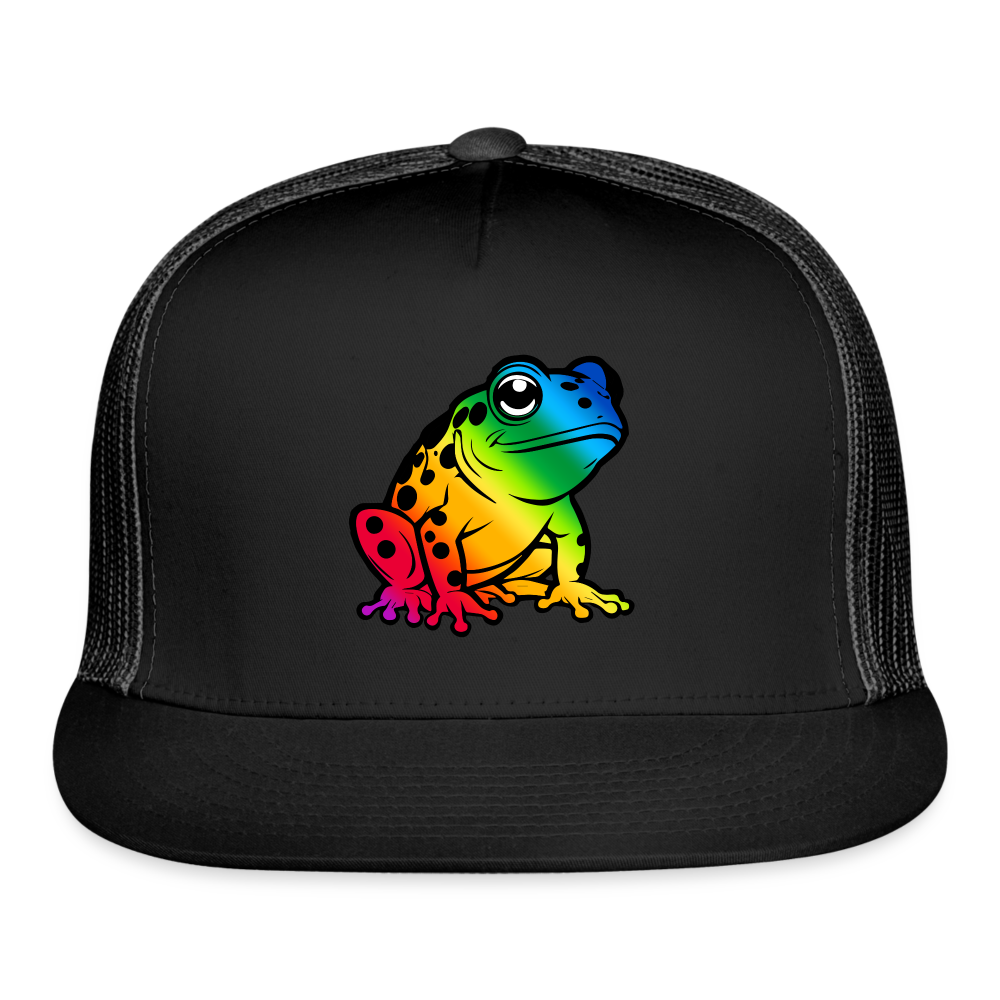 Glow Toad Hat - black/black