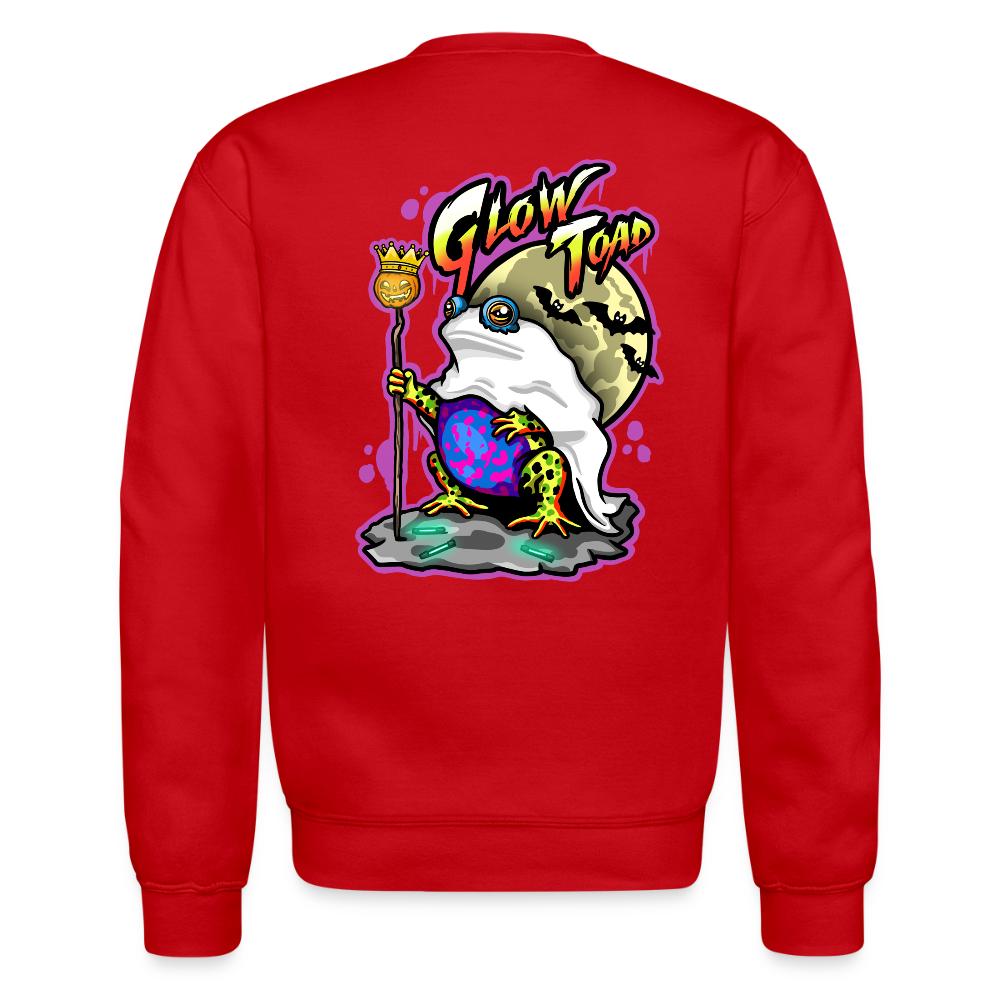 Halloween Toad Crew Neck - red
