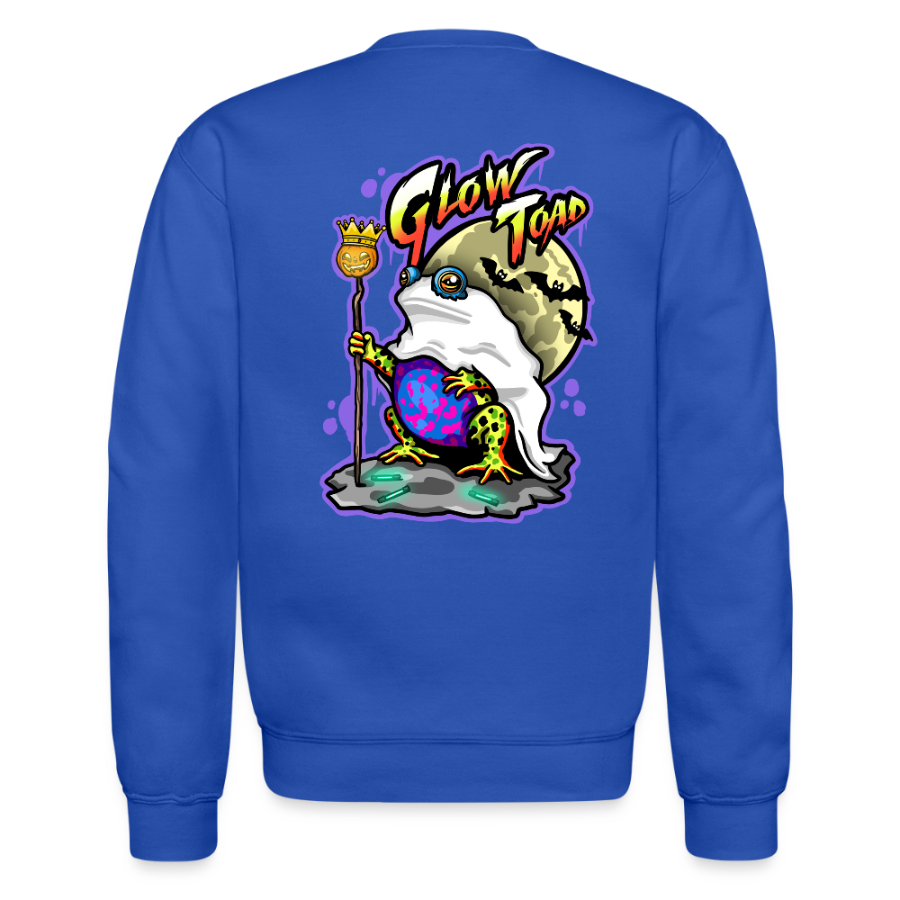 Halloween Toad Crew Neck - royal blue