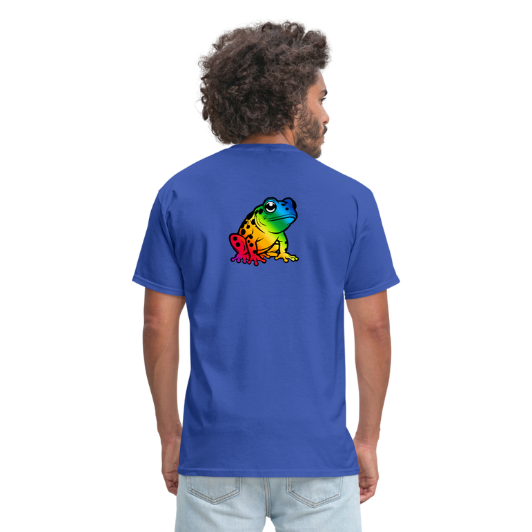 Glow Toad T-Shirt - royal blue