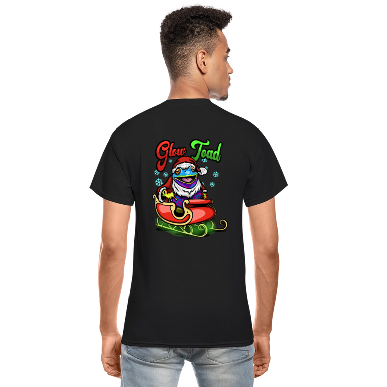Santa Toad T shirt - black