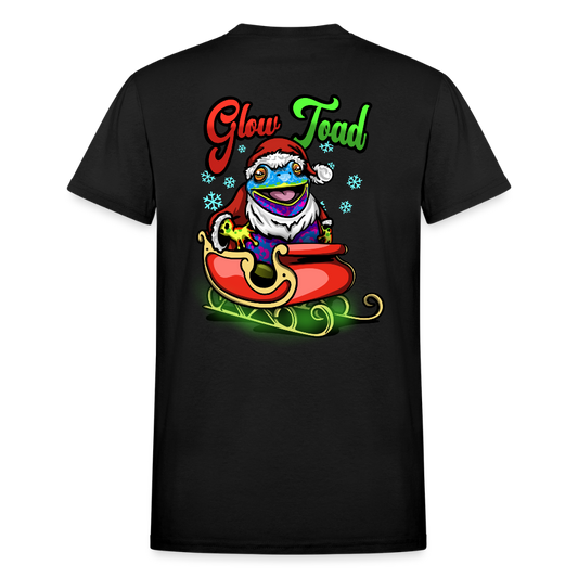 Santa Toad T shirt - black