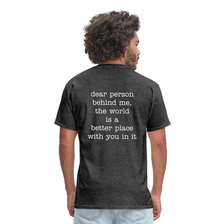 Happy You're here. - heather black