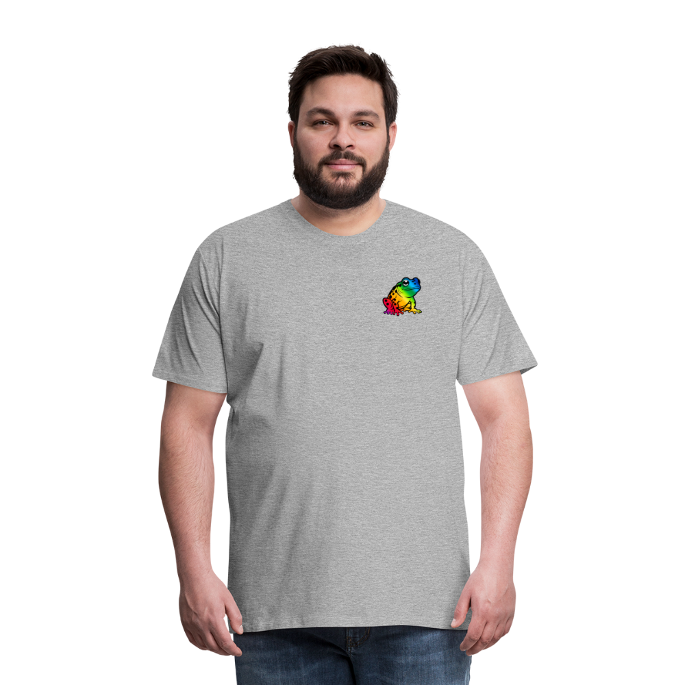 Premium Glow Toad T-Shirt - heather gray