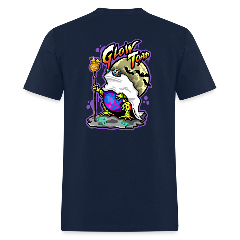 Halloween Locked In Toad (T-Shirt) - navy