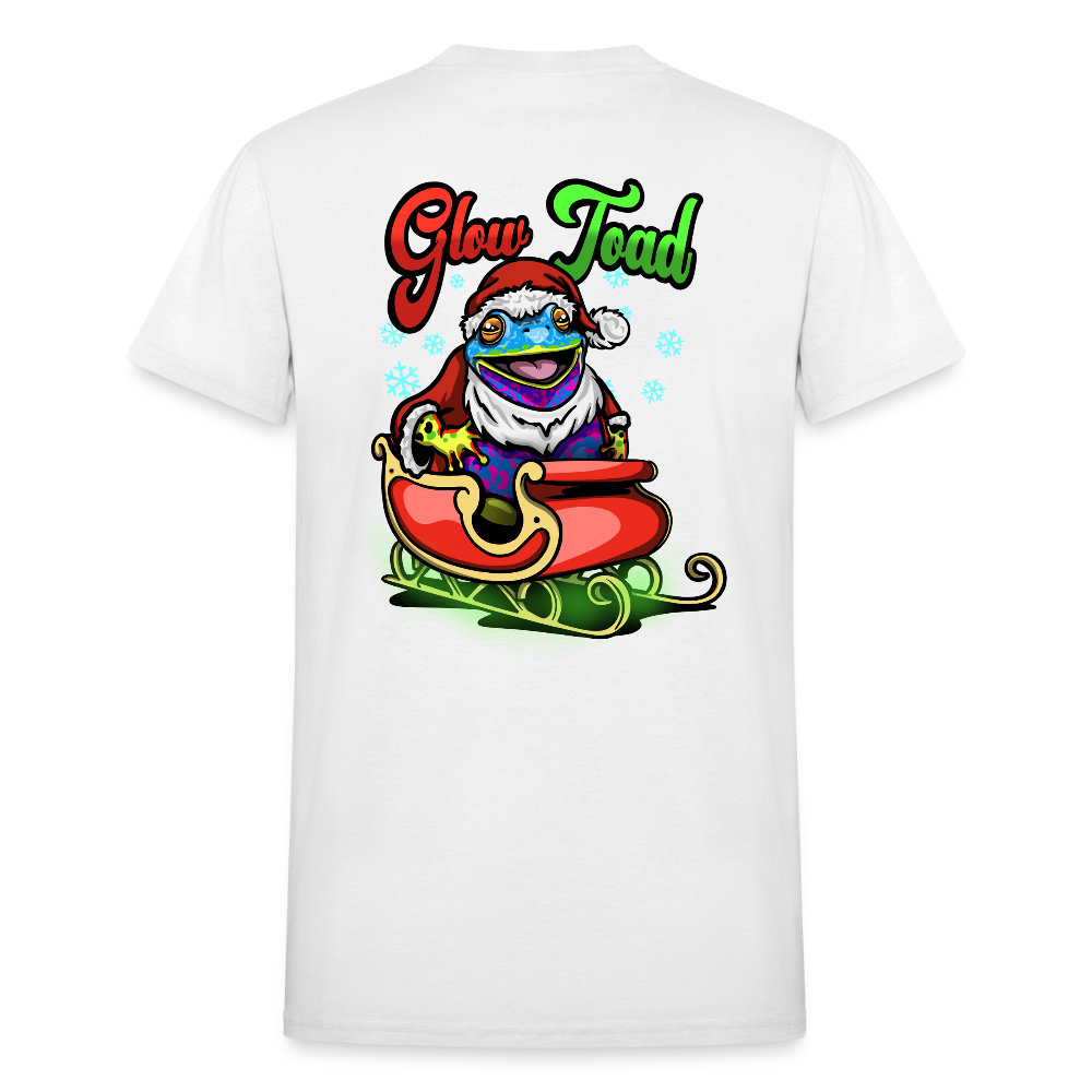 Santa Toad T shirt - white