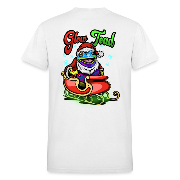 Santa Toad T shirt - white