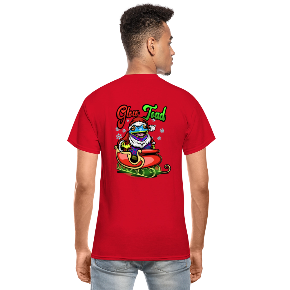 Santa Toad T shirt - red