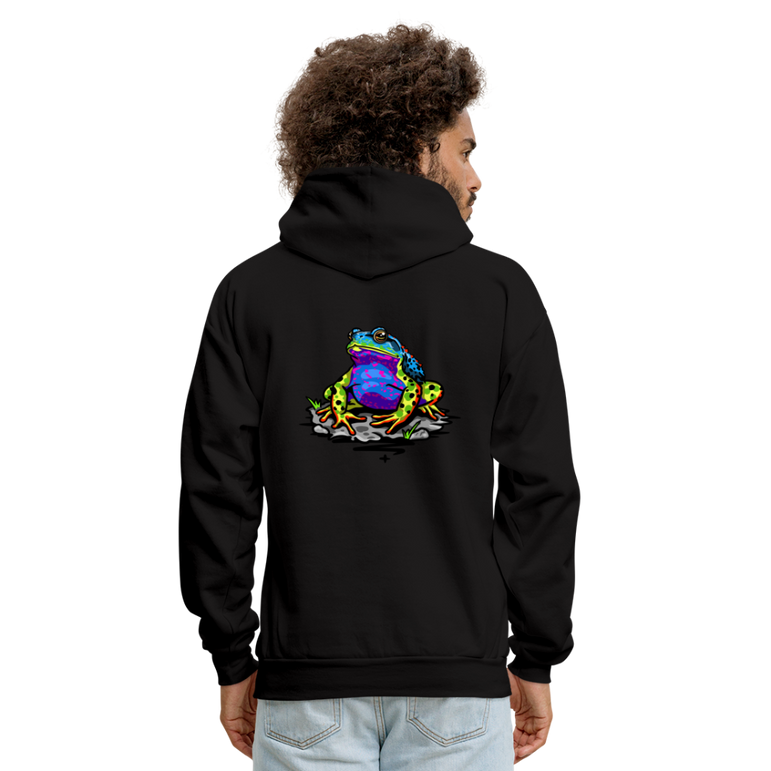 Glow Toad Hoodie - black