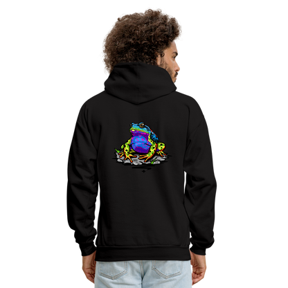 Glow Toad Hoodie - black