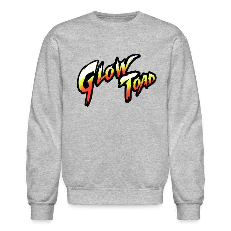 Halloween Toad Crew Neck - heather gray