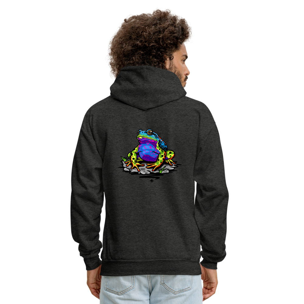 Glow Toad Hoodie - charcoal grey