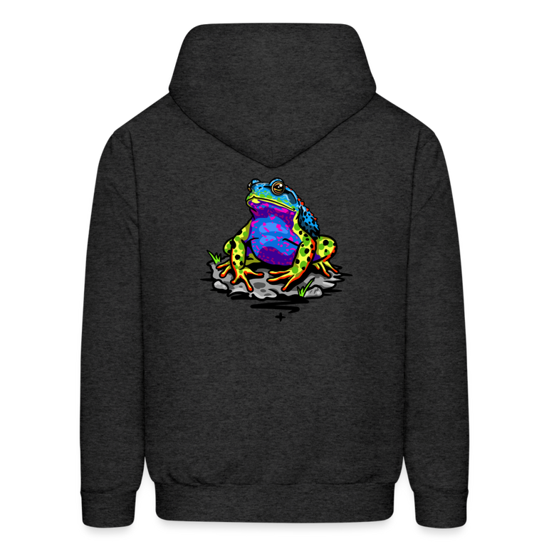 Glow Toad Hoodie - charcoal grey