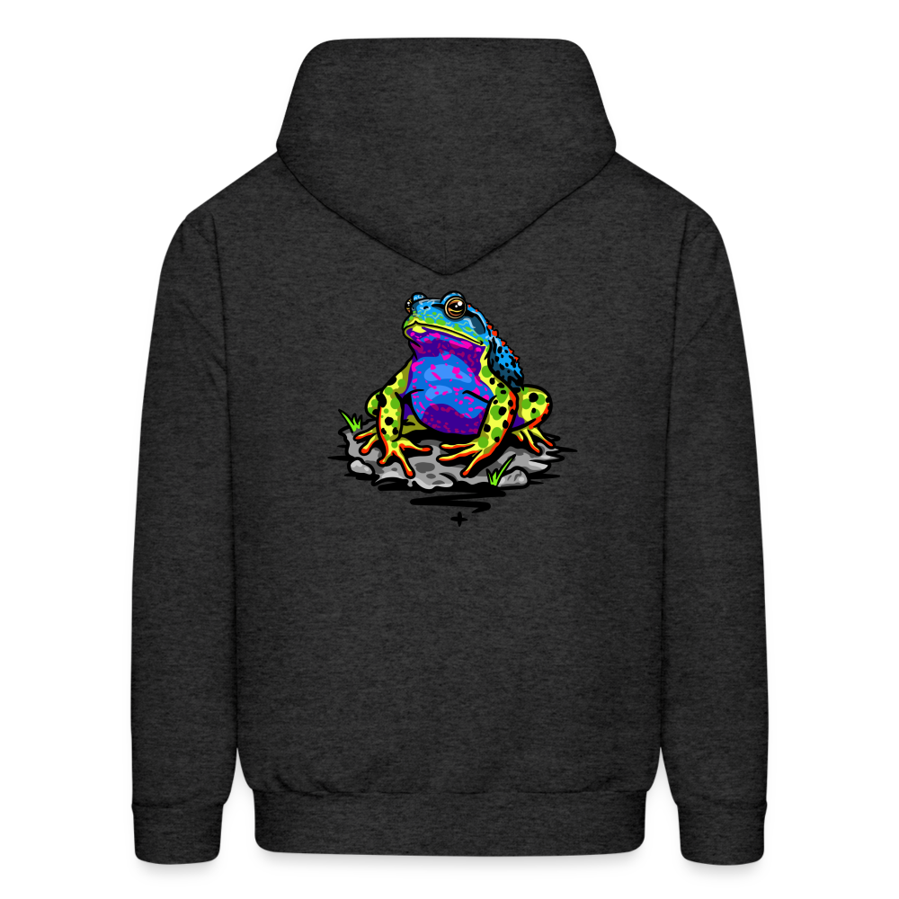 Glow Toad Hoodie - charcoal grey