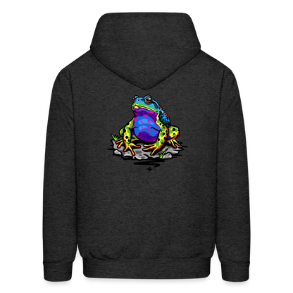 Glow Toad Hoodie - charcoal grey