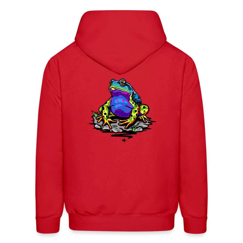 Glow Toad Hoodie - red