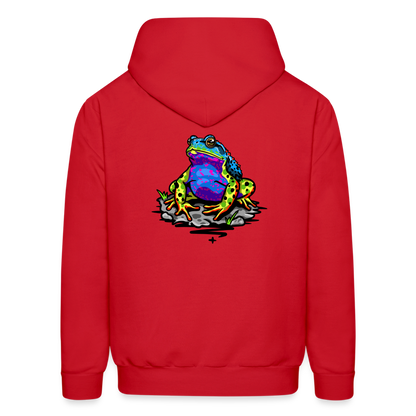 Glow Toad Hoodie - red