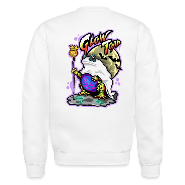 Halloween Toad Crew Neck - white