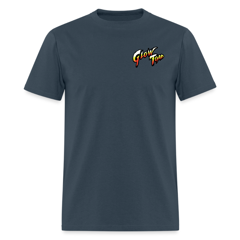 Halloween Locked In Toad (T-Shirt) -  blue dusk