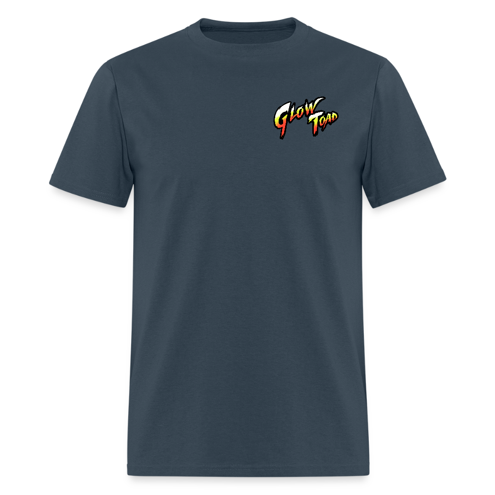 Halloween Locked In Toad (T-Shirt) -  blue dusk