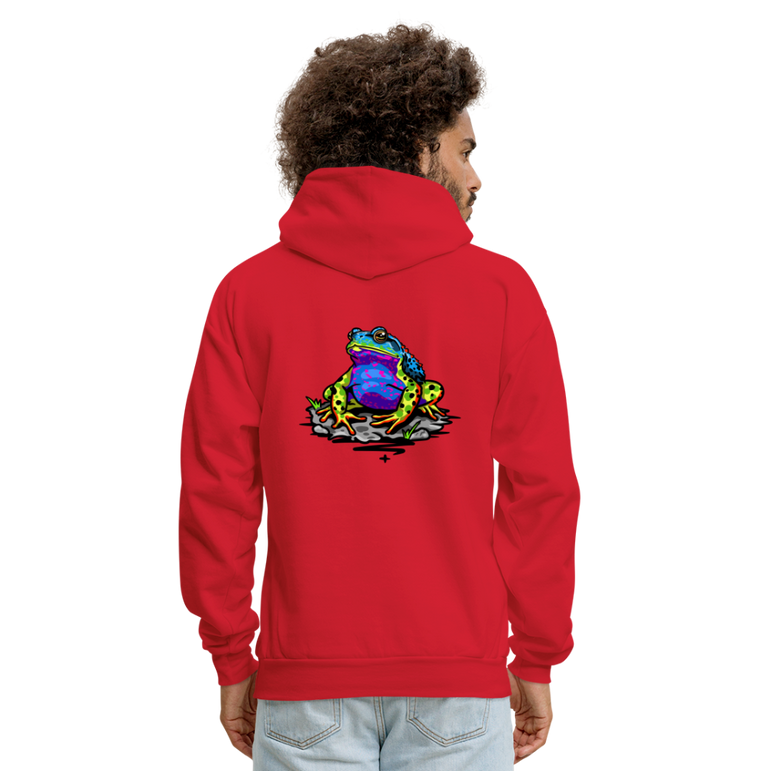 Glow Toad Hoodie - red