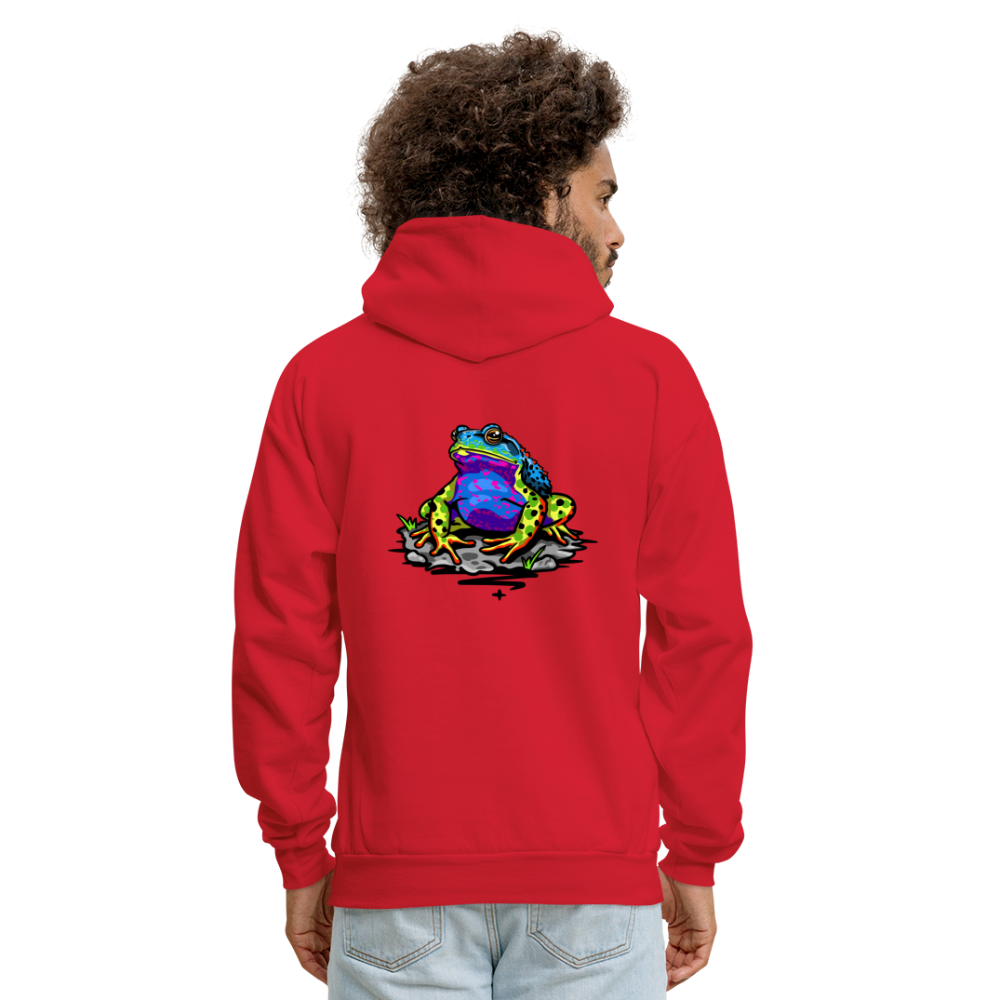 Glow Toad Hoodie - red