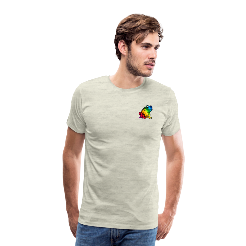 Premium Glow Toad T-Shirt - heather oatmeal