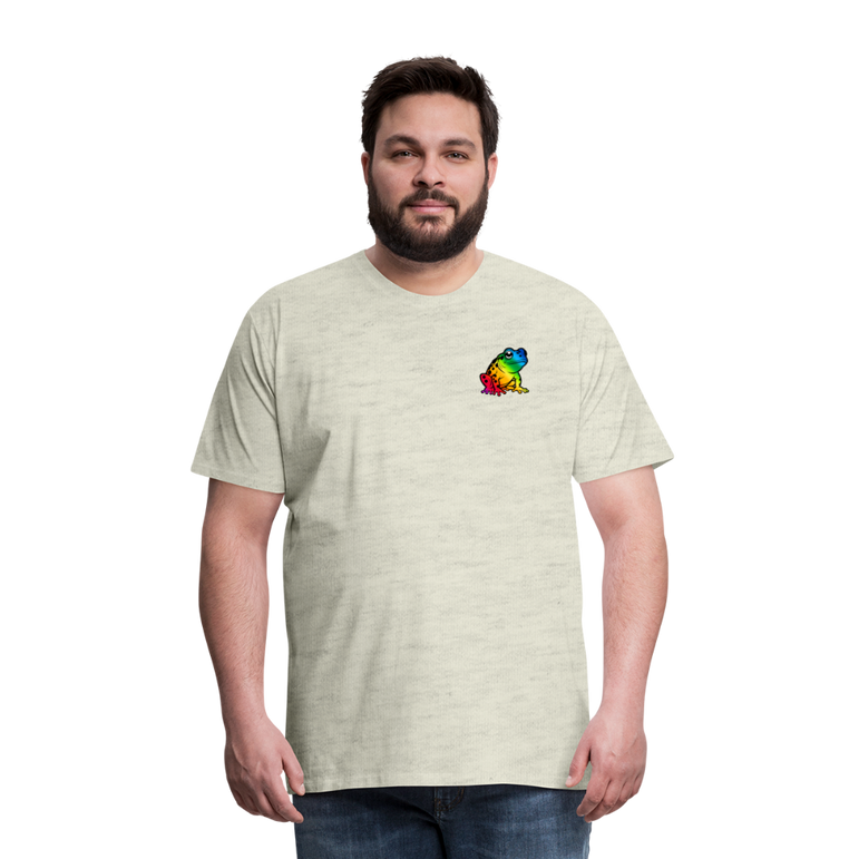 Premium Glow Toad T-Shirt - heather oatmeal