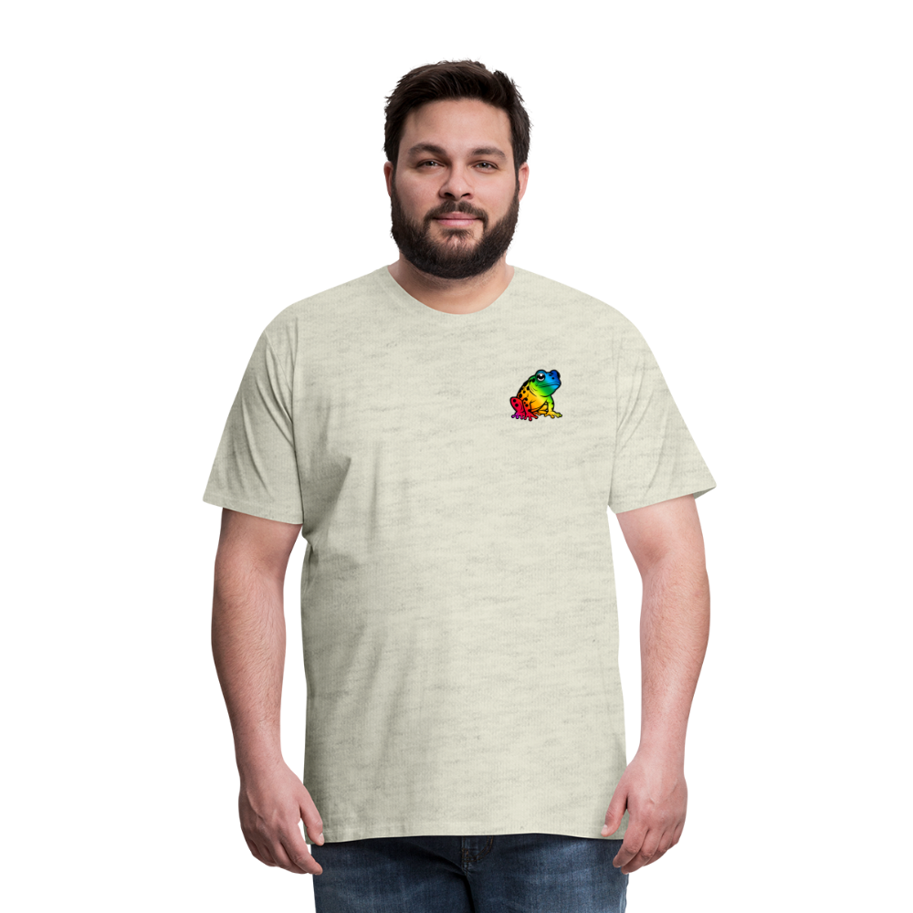 Premium Glow Toad T-Shirt - heather oatmeal