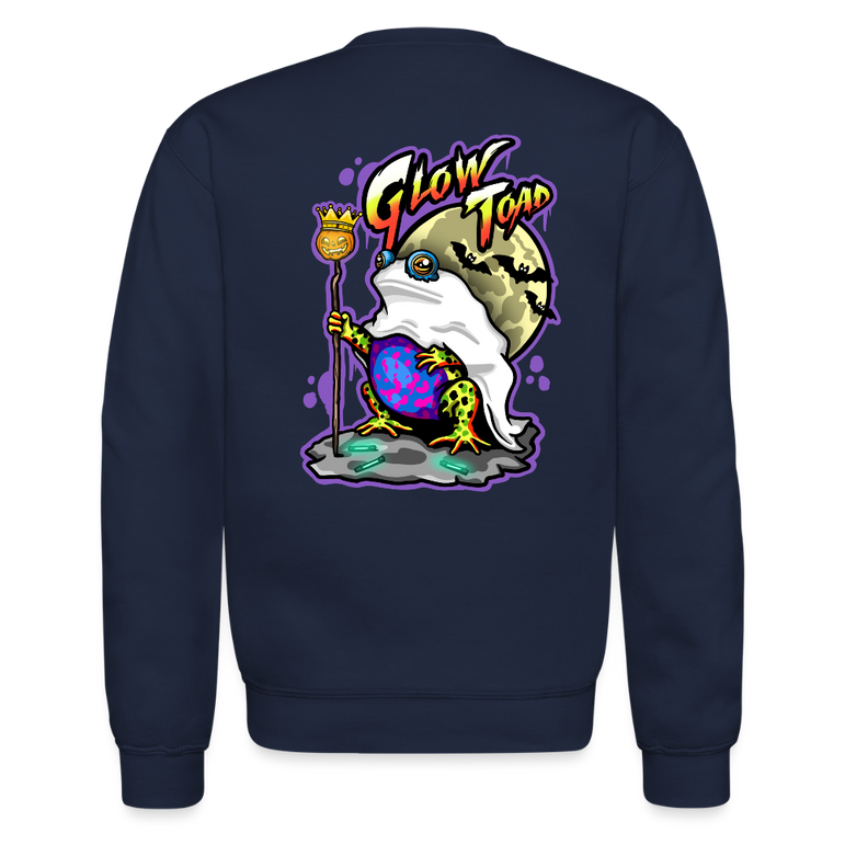 Halloween Toad Crew Neck - navy