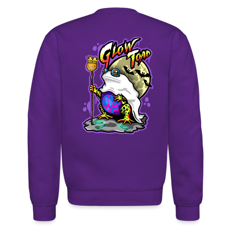 Halloween Toad Crew Neck - purple