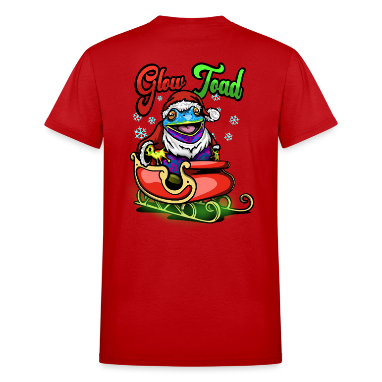 Santa Toad T shirt - red