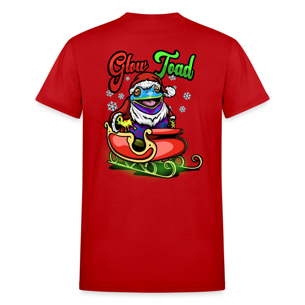 Santa Toad T shirt - red