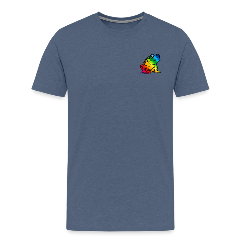 Premium Glow Toad T-Shirt - heather blue