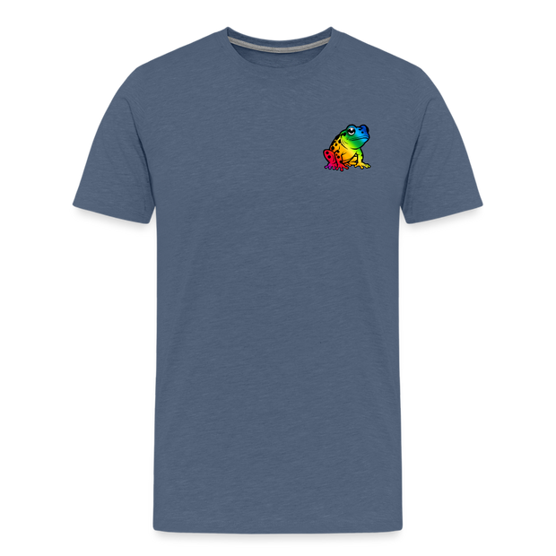 Premium Glow Toad T-Shirt - heather blue