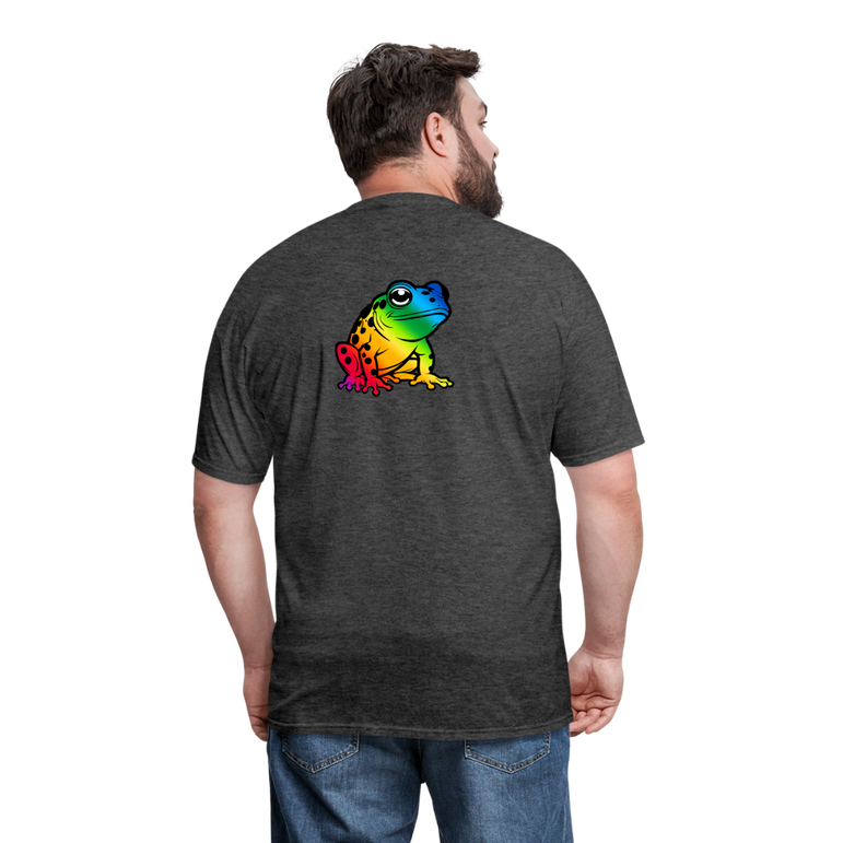 Glow Toad T-Shirt - heather black