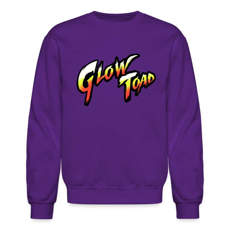 Halloween Toad Crew Neck - purple