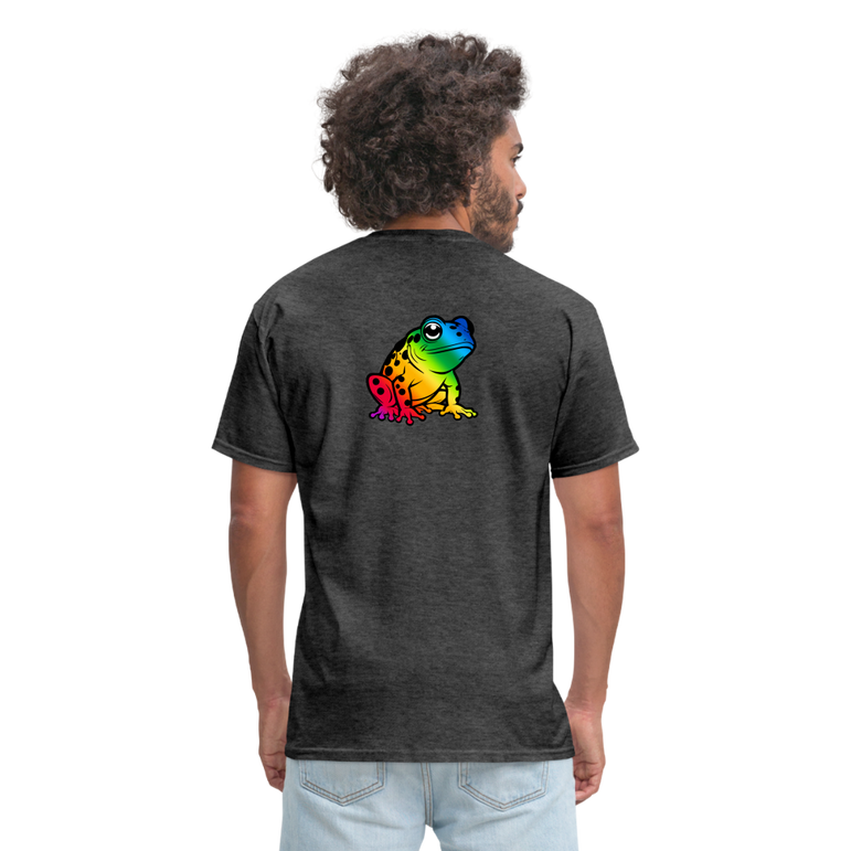 Glow Toad T-Shirt - heather black