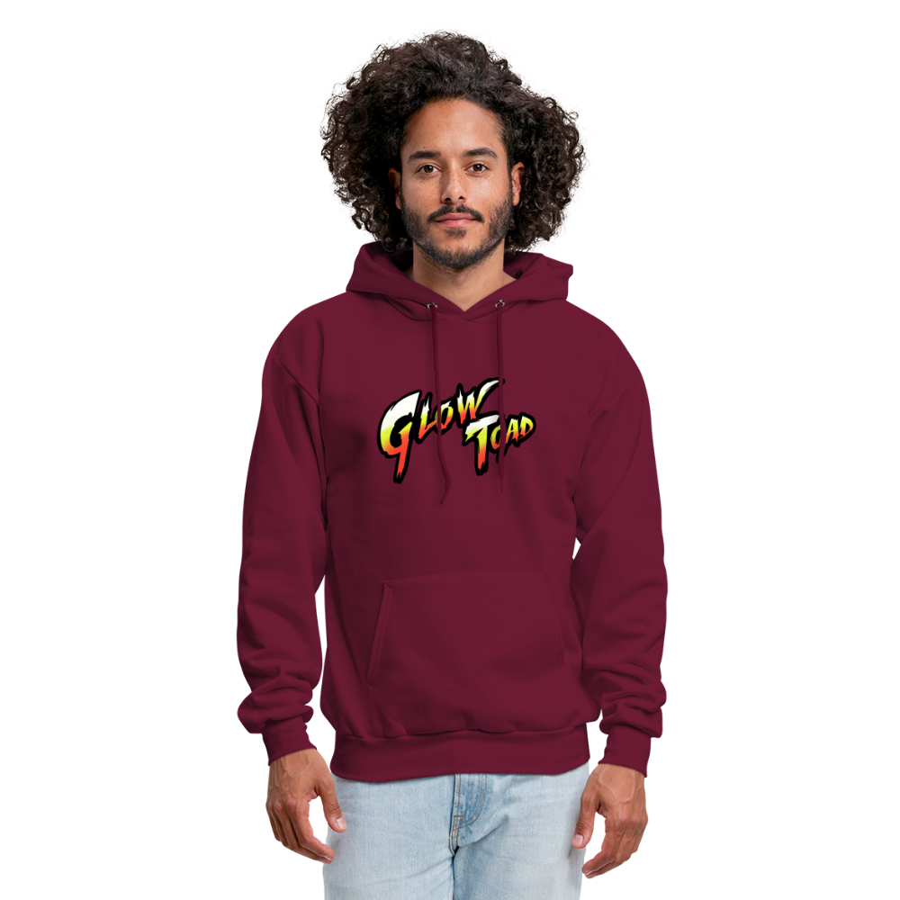 Glow Toad Hoodie - burgundy