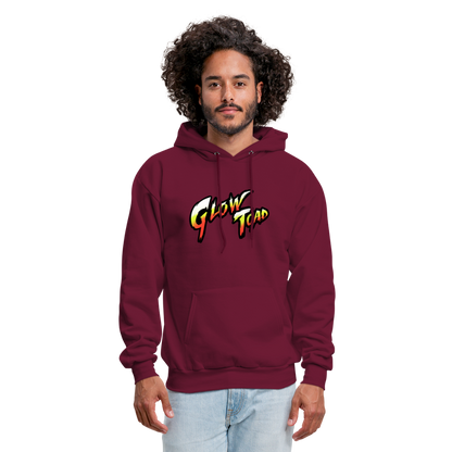 Glow Toad Hoodie - burgundy