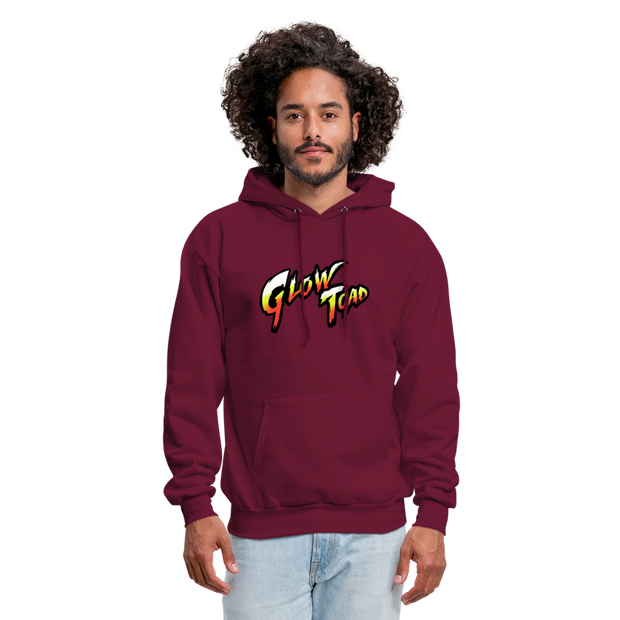 Glow Toad Hoodie - burgundy